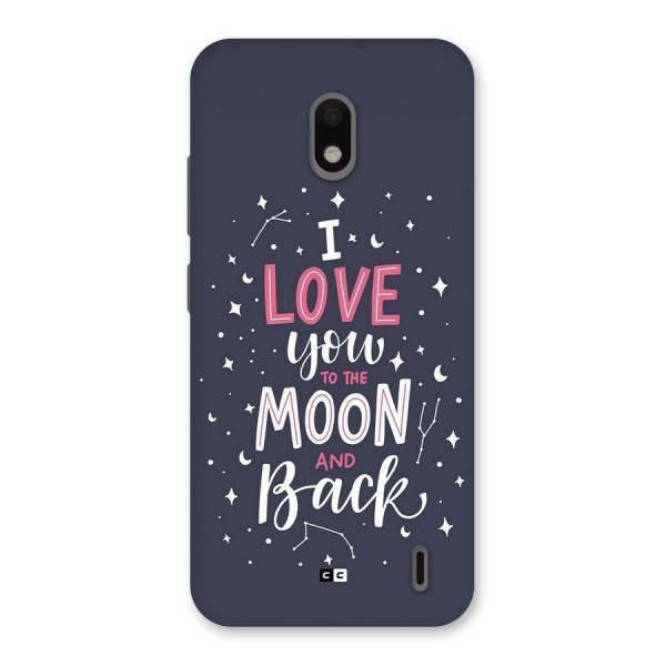 Love To The Moon Back Case for Nokia 2.2