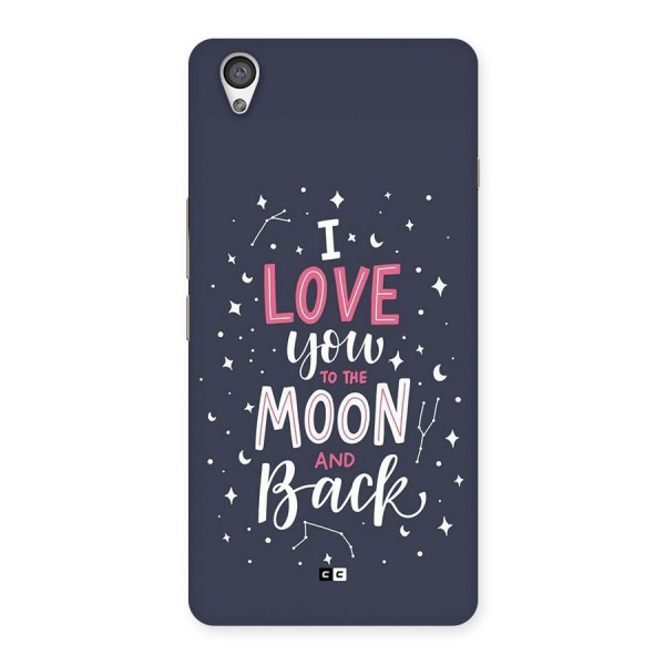 Love To The Moon Back Case for OnePlus X
