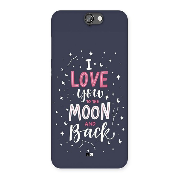 Love To The Moon Back Case for One A9