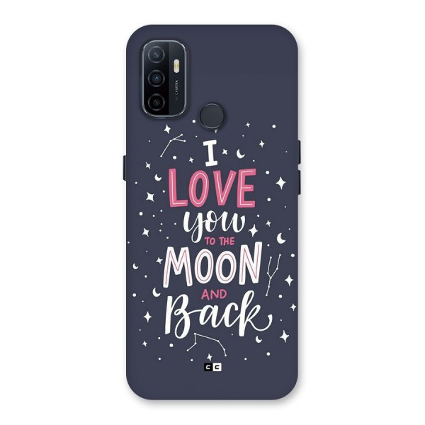 Love To The Moon Back Case for Oppo A32