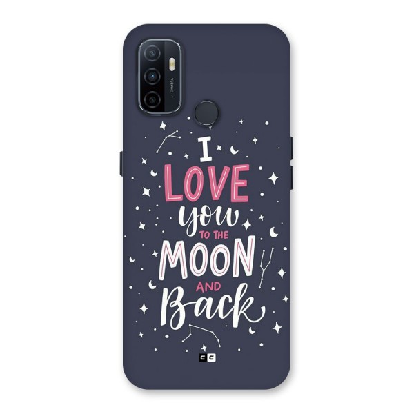 Love To The Moon Back Case for Oppo A33 (2020)