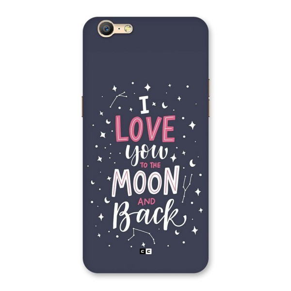 Love To The Moon Back Case for Oppo A39