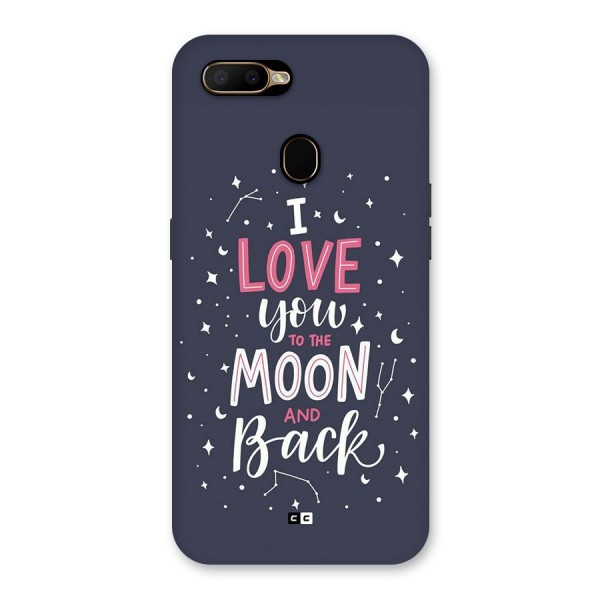 Love To The Moon Back Case for Oppo A5s