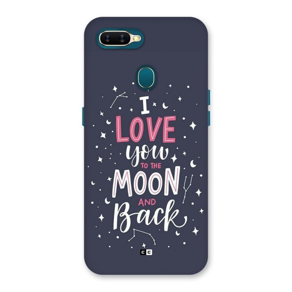 Love To The Moon Back Case for Oppo A7