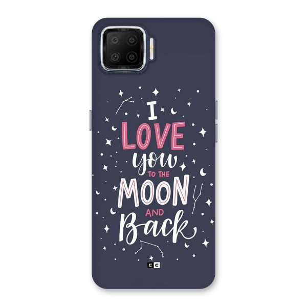Love To The Moon Back Case for Oppo F17