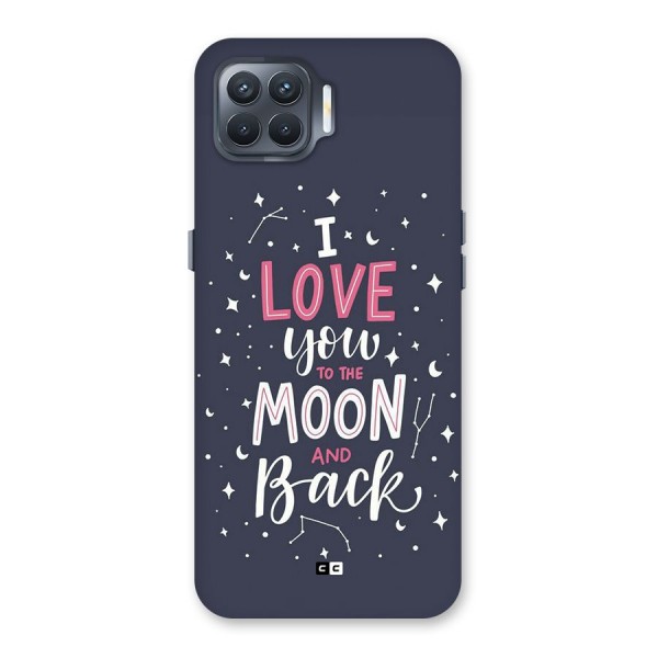 Love To The Moon Back Case for Oppo F17 Pro
