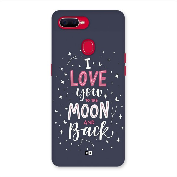 Love To The Moon Back Case for Oppo F9 Pro