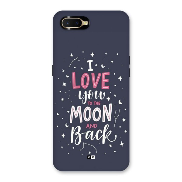 Love To The Moon Back Case for Oppo K1