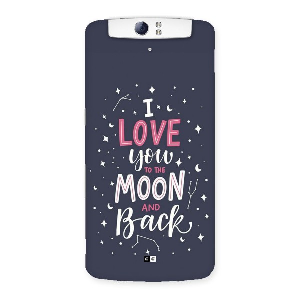 Love To The Moon Back Case for Oppo N1