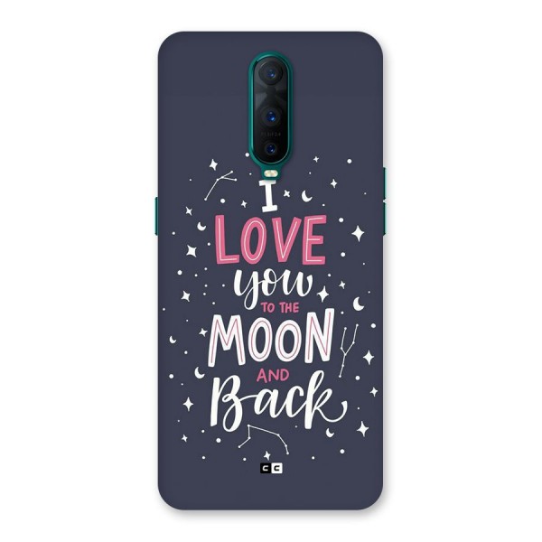 Love To The Moon Back Case for Oppo R17 Pro