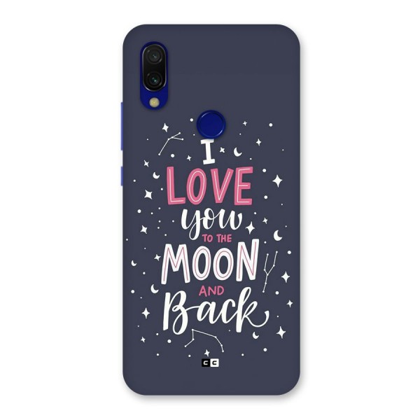 Love To The Moon Back Case for Redmi 7