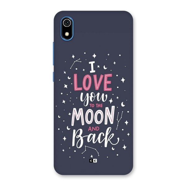 Love To The Moon Back Case for Redmi 7A
