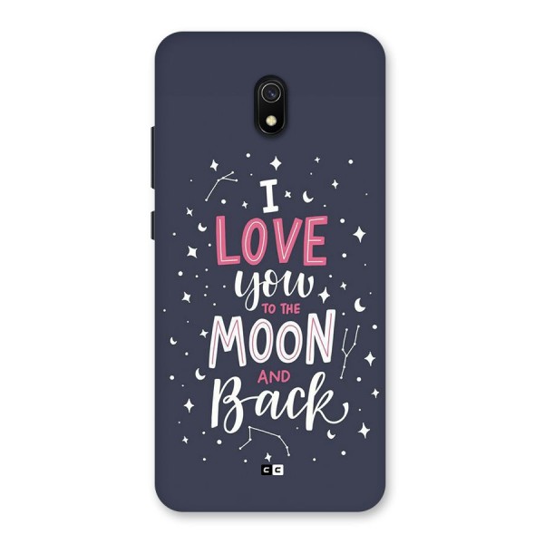 Love To The Moon Back Case for Redmi 8A