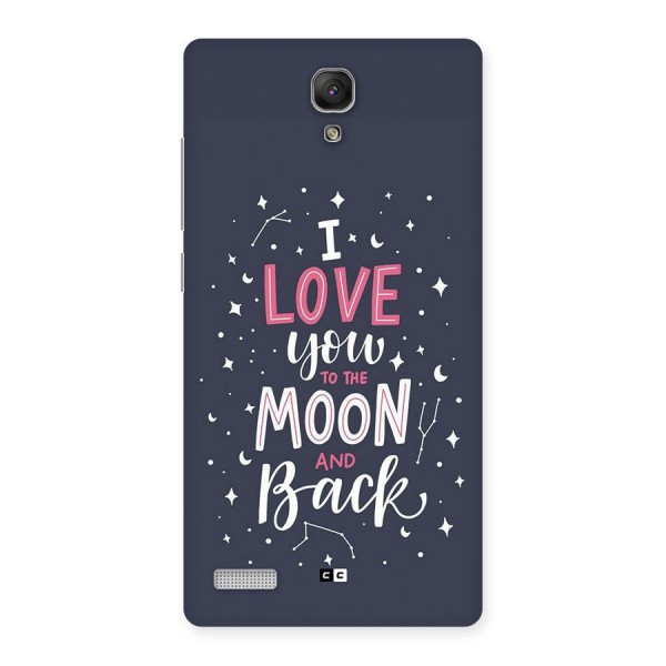 Love To The Moon Back Case for Redmi Note