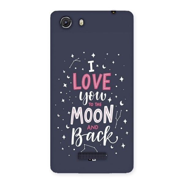 Love To The Moon Back Case for Unite 3