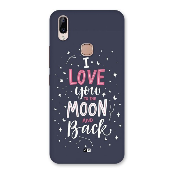 Love To The Moon Back Case for Vivo Y83 Pro