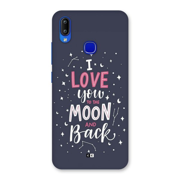 Love To The Moon Back Case for Vivo Y91
