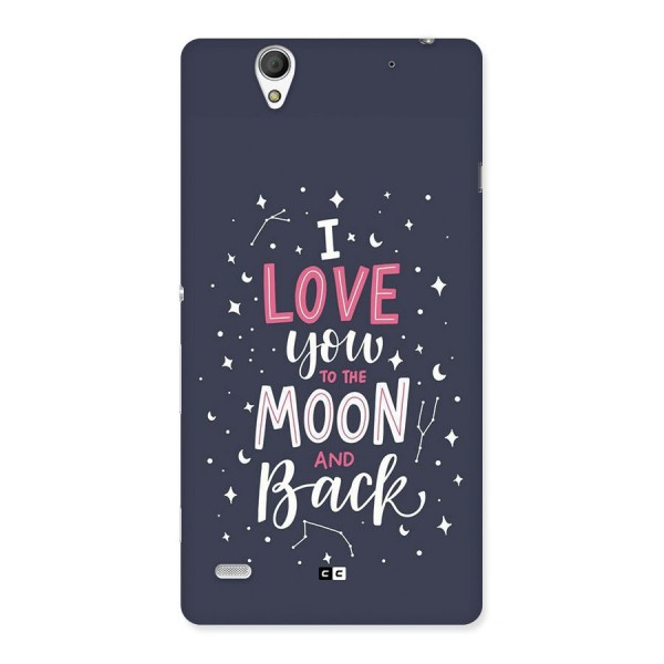 Love To The Moon Back Case for Xperia C4