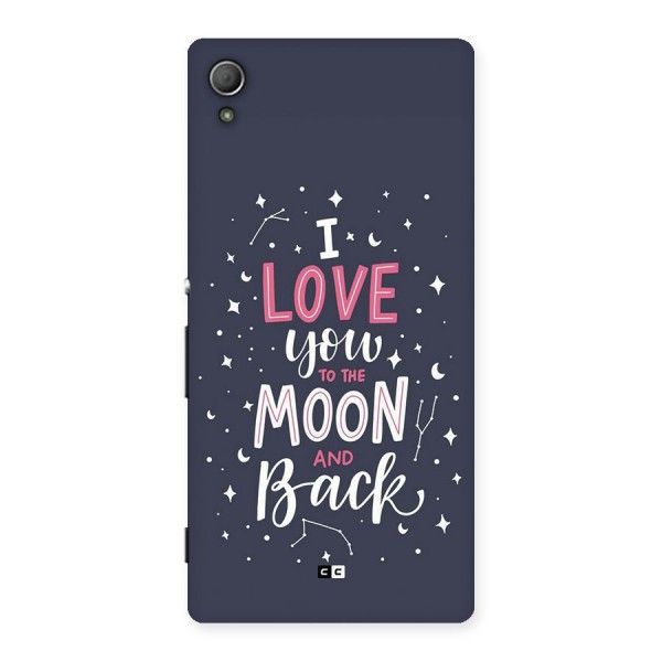 Love To The Moon Back Case for Xperia Z4