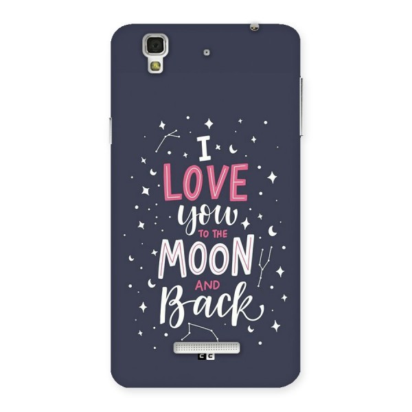 Love To The Moon Back Case for Yureka