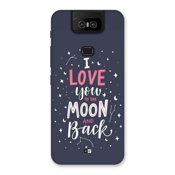 Love To The Moon Back Case for Zenfone 6z