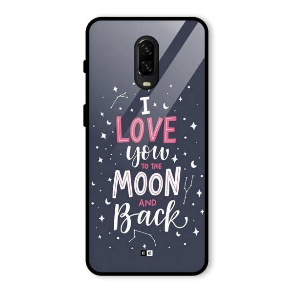 Love To The Moon Glass Back Case for OnePlus 6T
