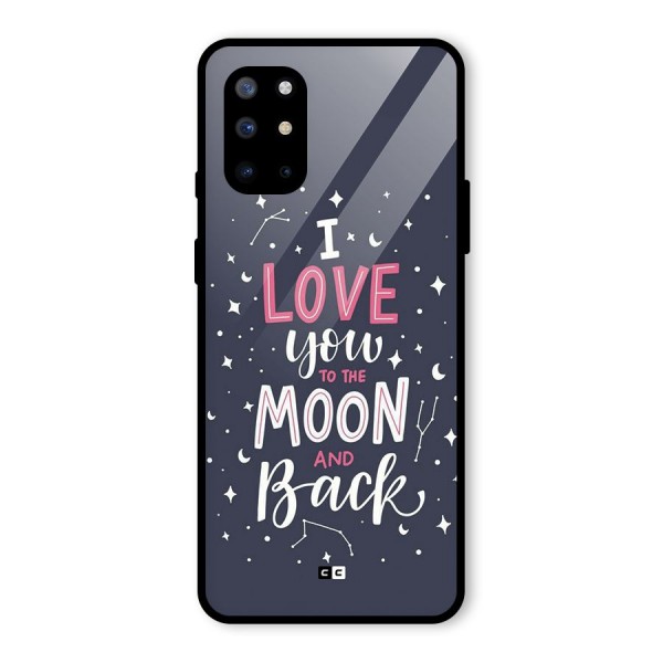 Love To The Moon Glass Back Case for OnePlus 8T