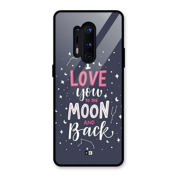Love To The Moon Glass Back Case for OnePlus 8 Pro