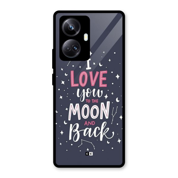 Love To The Moon Glass Back Case for Realme 10 Pro Plus