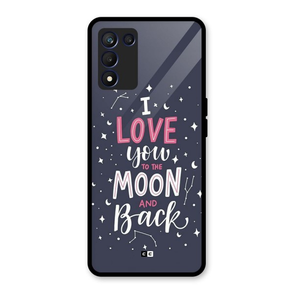 Love To The Moon Glass Back Case for Realme 9 5G Speed