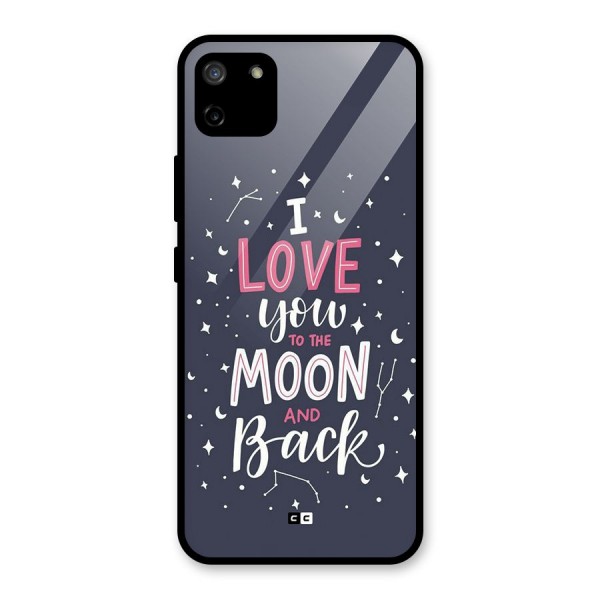 Love To The Moon Glass Back Case for Realme C11