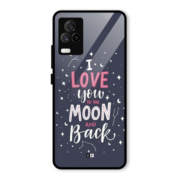 Love To The Moon Glass Back Case for Vivo iQOO 7 Legend 5G