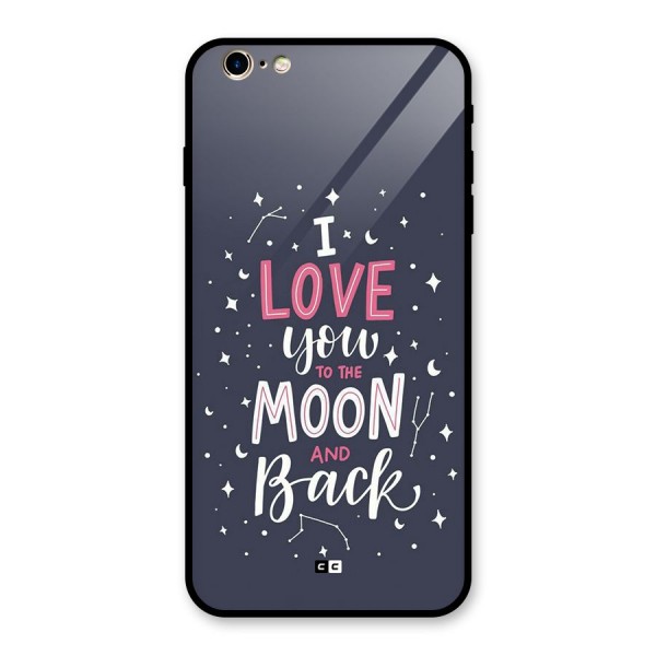 Love To The Moon Glass Back Case for iPhone 6 Plus 6S Plus