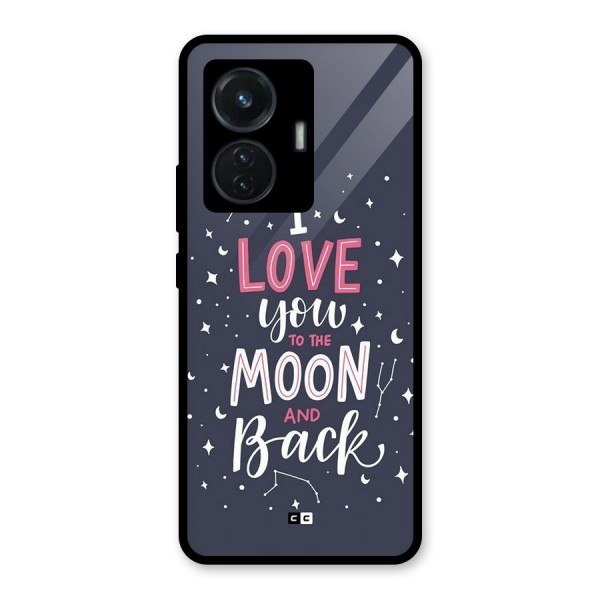 Love To The Moon Glass Back Case for iQOO Z6 44W