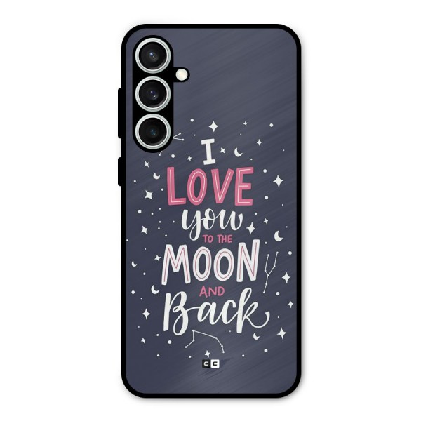 Love To The Moon Metal Back Case for Galaxy S23 FE