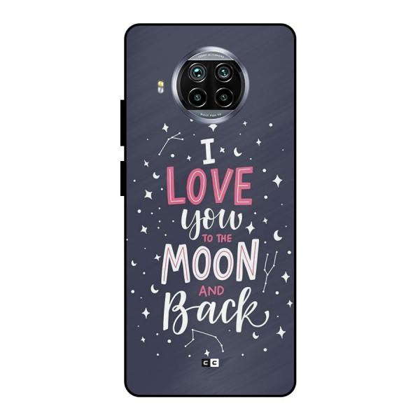 Love To The Moon Metal Back Case for Mi 10i