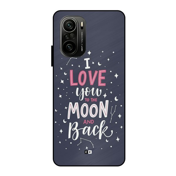 Love To The Moon Metal Back Case for Mi 11x
