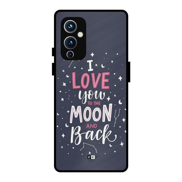 Love To The Moon Metal Back Case for OnePlus 9