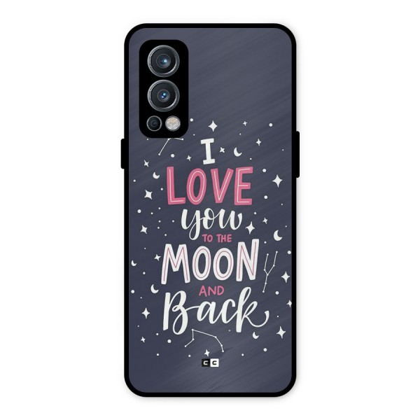 Love To The Moon Metal Back Case for OnePlus Nord 2 5G