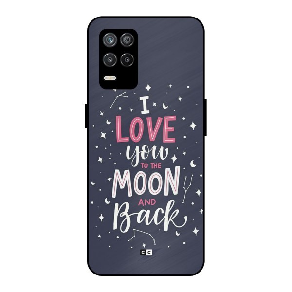 Love To The Moon Metal Back Case for Realme 8s 5G