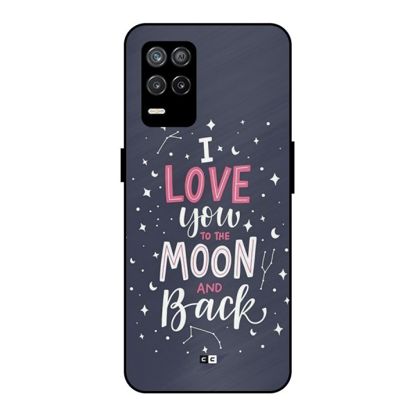 Love To The Moon Metal Back Case for Realme 9 5G