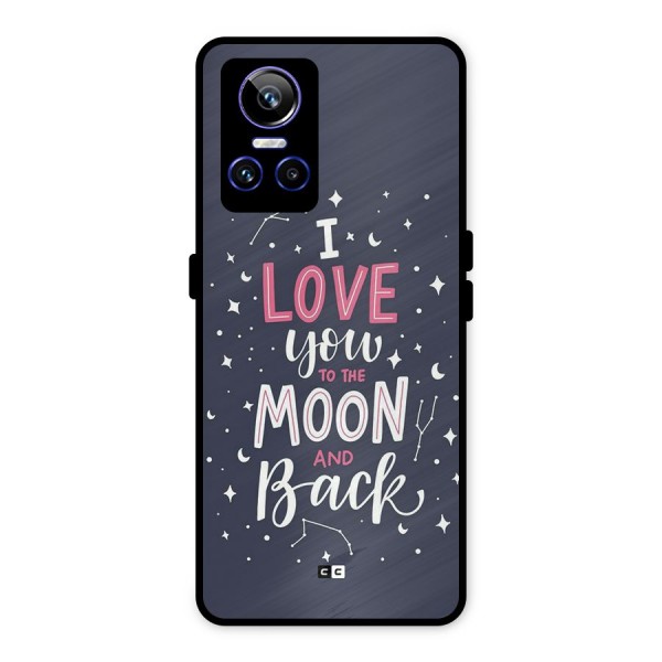 Love To The Moon Metal Back Case for Realme GT Neo 3