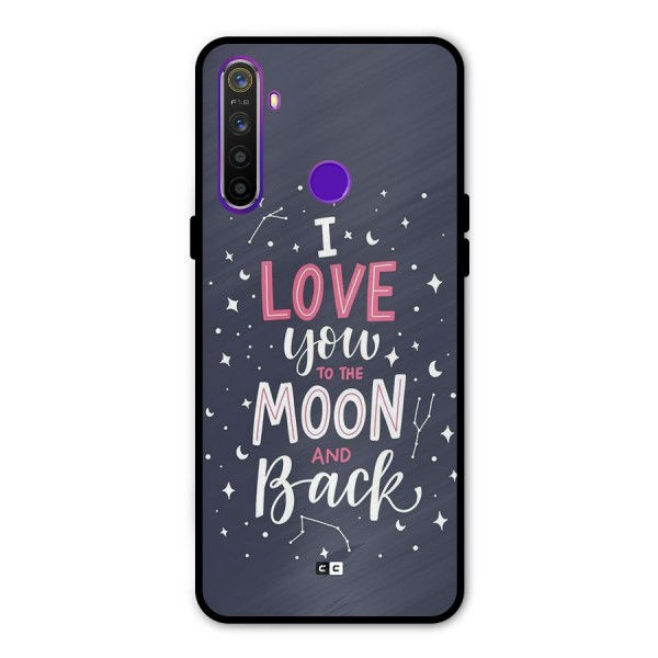 Love To The Moon Metal Back Case for Realme Narzo 10