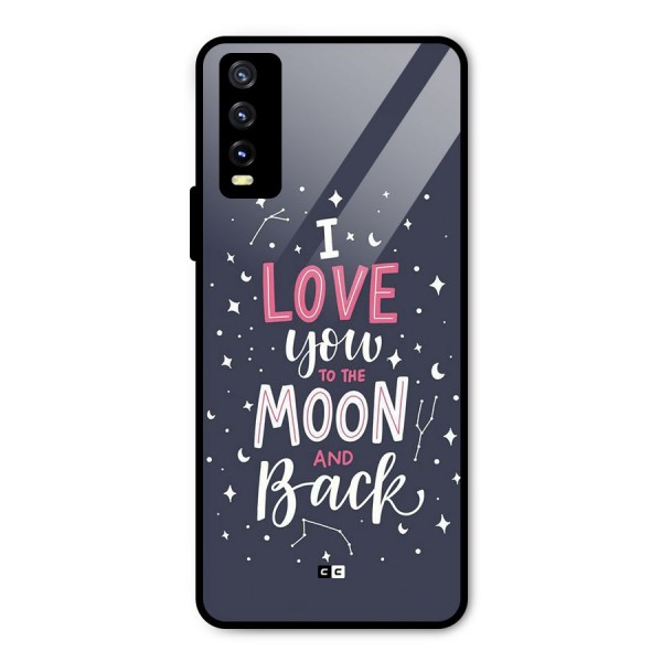 Love To The Moon Metal Back Case for Vivo Y20t