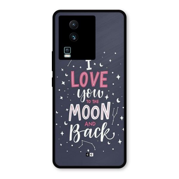 Love To The Moon Metal Back Case for iQOO Neo 7