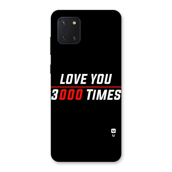 Love You 3000 Times Back Case for Galaxy Note 10 Lite