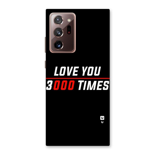 Love You 3000 Times Back Case for Galaxy Note 20 Ultra