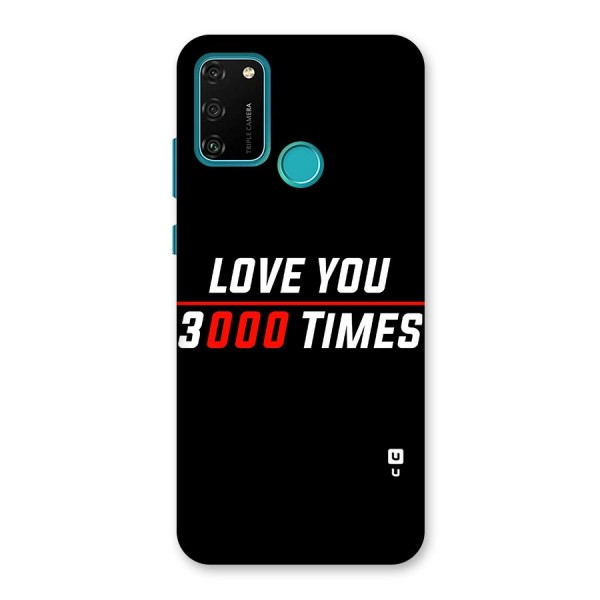 Love You 3000 Times Back Case for Honor 9A