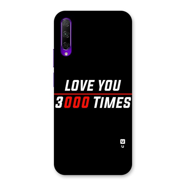 Love You 3000 Times Back Case for Honor 9X Pro