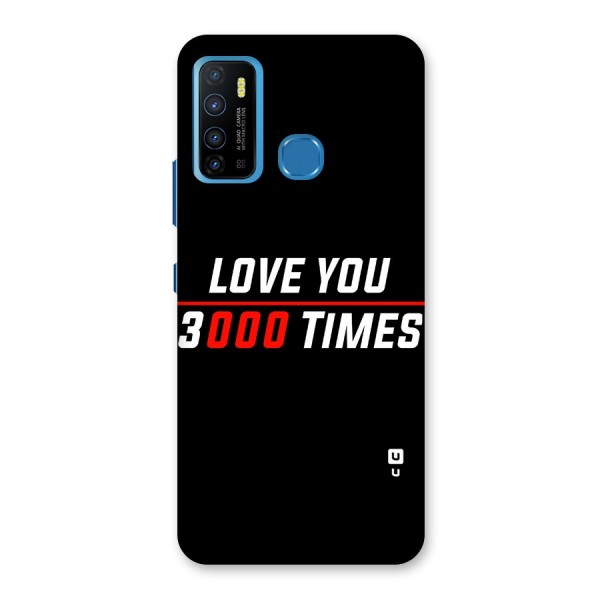 Love You 3000 Times Back Case for Infinix Hot 9